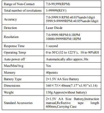 Charger l&#39;image dans la galerie, BTMETER BT-9235C Non-contact Laser Tachometer Digital Diagnostic-tool - btmeter-store