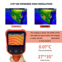 이미지를 갤러리 뷰어에 로드 , BTMETER BT-T4-TI003-R Thermal Imaging Camera 210*160 IR Resolution 3.5&quot; LCD Screen - btmeter-store