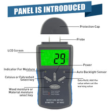 이미지를 갤러리 뷰어에 로드 , BTMETER BT-883C Humidity Meter Moisture Meter LCD Digital Humidity Tester - btmeter-store