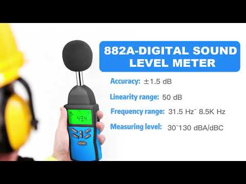 Digital Sound Level Meter LCD Noise Measuring Instrument